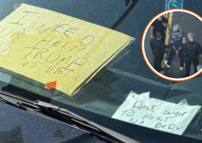 Detienen a veterano que estrelló vehículo contra Ayuntamiento de Los Ángeles con mensajes dirigidos a Trump