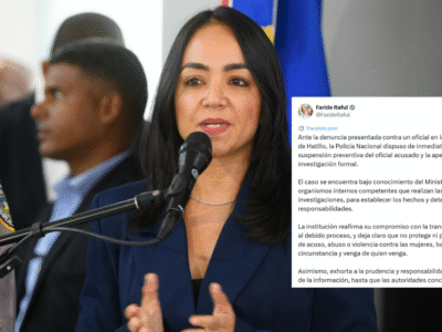 Interior y Policía afirma que no protegerá a agresores tras denuncia contra oficial