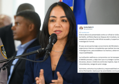 Interior y Policía afirma que no protegerá a agresores tras denuncia contra oficial