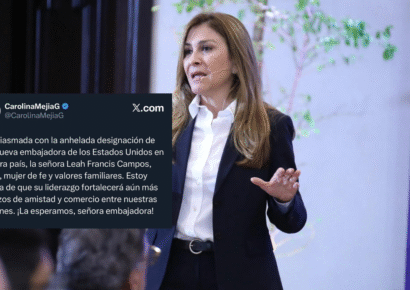 Carolina valora positivamente designación de nueva embajadora de EE. UU. en el país