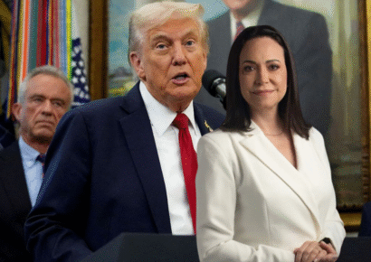 Trump agradece a Machado por dedicarle el Nobel