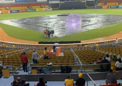 Suspendido por lluvia el partido entre Águilas Cibaeñas y Gigantes del Cibao en SFM