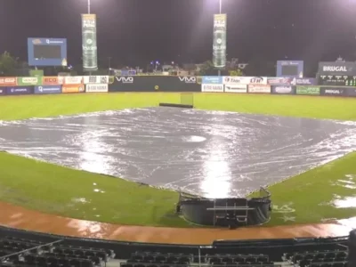 Lidom suspende jornada del miércoles: “La lluvia llama a la prudencia”