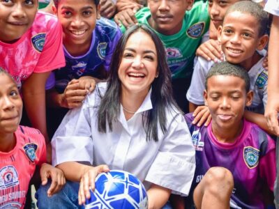 Ministra Faride Raful impulsa en Capotillo el proyecto “Fútbol Callejero Infantil 3×3”