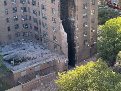 Explosión de gas provoca derrumbe parcial en un edificio del Bronx, Nueva York