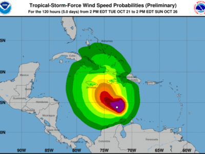 Indomet emite advertencia por tormenta Melissa
