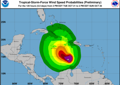 Indomet emite advertencia por tormenta Melissa