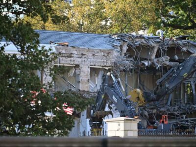 Trump inicia obras en la Casa Blanca