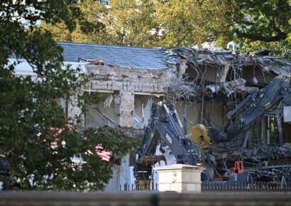 Trump inicia obras en la Casa Blanca