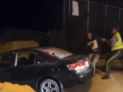 Policía arresta a motociclista tras agresión viral contra vehículo con menor a bordo