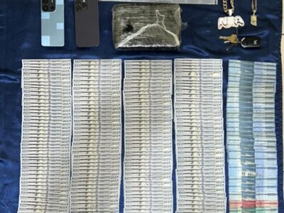 DNCD captura a «Careton» y «Junior» en Azua con más de 7 kilos de presunta cocaína