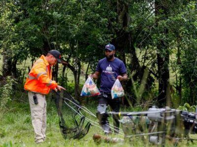Drones entregan raciones de emergencia en Santo Domingo Norte