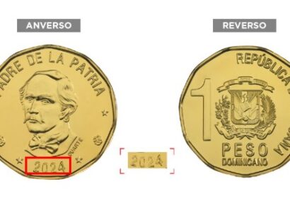 Banco Central pone en circulación nuevas monedas de RD$1.00 acuñadas en 2024