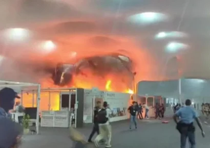 Momento de tensión en la cumbre: evacúan la COP30 en Brasil por incendio en el recinto