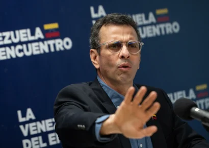Capriles rechaza vía militar y pide solución política ante tensión entre Venezuela y EE.UU.