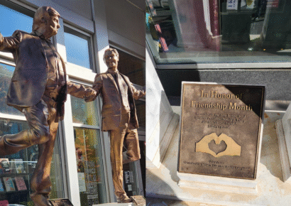 Reaparece en Washington estatua de Trump y Epstein en medio de polémica por documentos del Congreso