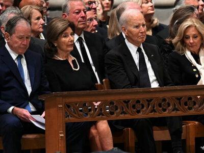 Funeral de Dick Cheney: Trump ausente, Biden y Bush presentes en la Catedral de Washington