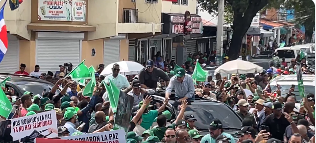 Fuerza del Pueblo moviliza la “Marcha del Pueblo” en Santo Domingo