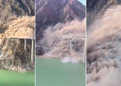 Colapsa un puente de 758 metros en China pocos meses después de su inauguración