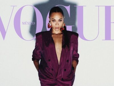 Zoé Saldaña abraza el envejecimiento en portada de Vogue Latinoamérica