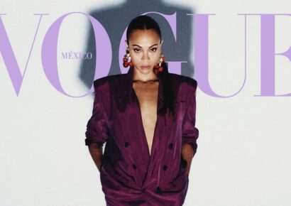 Zoé Saldaña abraza el envejecimiento en portada de Vogue Latinoamérica