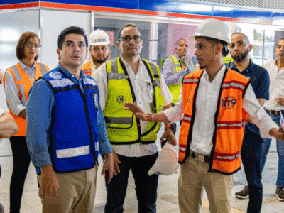 Nuevo director de la Opret inspecciona Línea 2C del Metro y garantiza continuidad de la obra