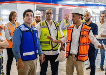 Nuevo director de la Opret inspecciona Línea 2C del Metro y garantiza continuidad de la obra