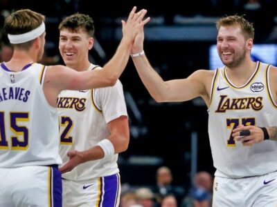 Luka Doncic brilla con triple doble y apaga la gran noche de Jaime Jáquez; Thunder quedan como únicos invictos de la NBA