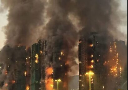 Detenidos tres hombres por incendio mortal en Tai Po, Hong Kong