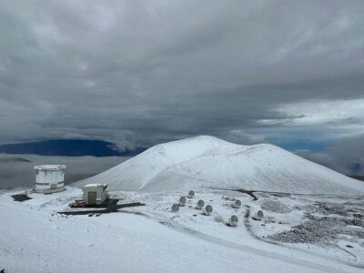 Primera nevada del año en Hawái mientras EE. UU. enfrenta fuertes tormentas invernales