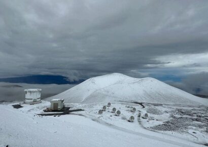 Primera nevada del año en Hawái mientras EE. UU. enfrenta fuertes tormentas invernales