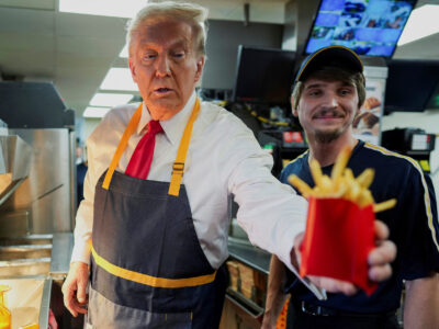 Trump se declara “primer freidor de papas de McDonald’s” en llegar a la Presidencia