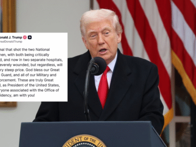 Trump promete castigo severo tras tiroteo contra guardias nacionales cerca de la Casa Blanca