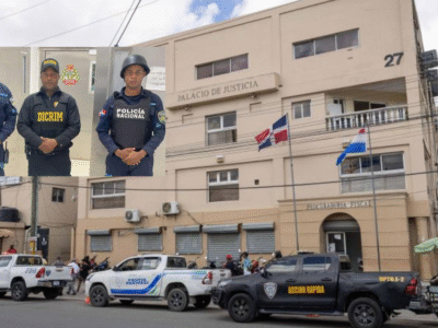 Hombre herido de bala tras salir del Palacio de Justicia de Santo Domingo Este; Policía busca a responsables