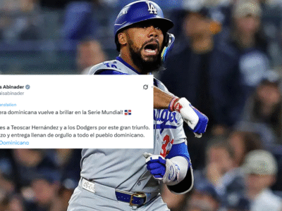 Abinader felicita a Teoscar Hernández por triunfo de los Dodgers en la Serie Mundial 2025