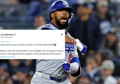 Abinader felicita a Teoscar Hernández por triunfo de los Dodgers en la Serie Mundial 2025