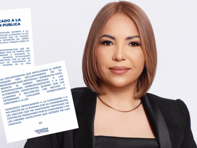 Diputada Jacqueline Fernández se desliga de su exesposo tras detención por presunto narcotráfico