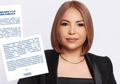 Diputada Jacqueline Fernández se desliga de su exesposo tras detención por presunto narcotráfico