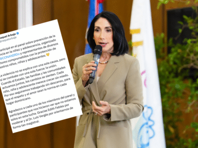 Raquel Arbaje aboga por unión entre Estado, familias y comunidades para erradicar la violencia infantil