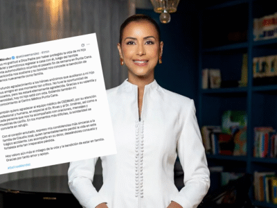 Selinée Méndez agradece por la vida de su hijo tras grave accidente en Punta Cana