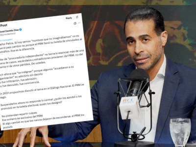 José Dantés Díaz acusa al PRM de incluir vinculados al narcotráfico en su boleta electoral