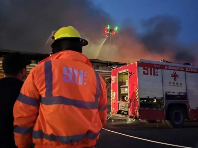 Bomberos del Distrito Nacional alertan sobre incendios eléctricos en temporada navideña