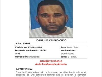 Identifican a Jorge Luis Valerio Cleto como cabecilla del ataque armado en Los Girasoles