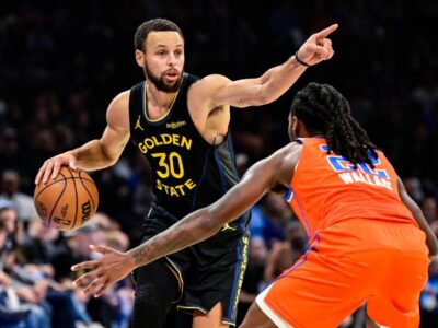 Los Thunder humillan a los Warriors 126-102 y arruinan el regreso de Steph Curry