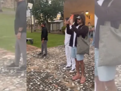 Bad Bunny recorre la Ciudad Colonial tras sus conciertos en Santo Domingo