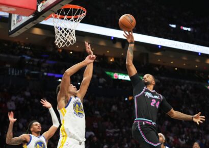 Miami Heat vence 110-96 a unos Warriors sin sus estrellas