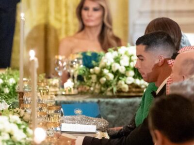 Cristiano Ronaldo cena en la Casa Blanca junto a Trump y Bin Salmán