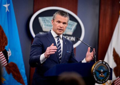 Presidente Abinader recibirá a Pete Hegseth este miercoles a las 2:30 p. m. en el Palacio Nacional