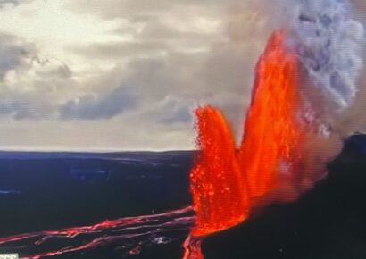Impresionante erupción del volcán Kilauea en Hawái
