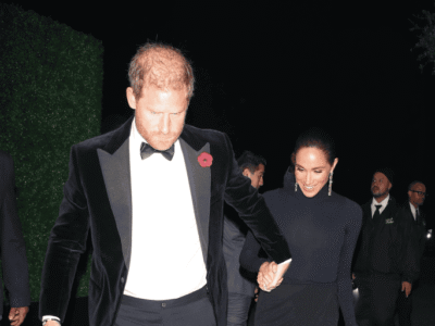 Harry y Meghan brillan en fiesta de Kris Jenner